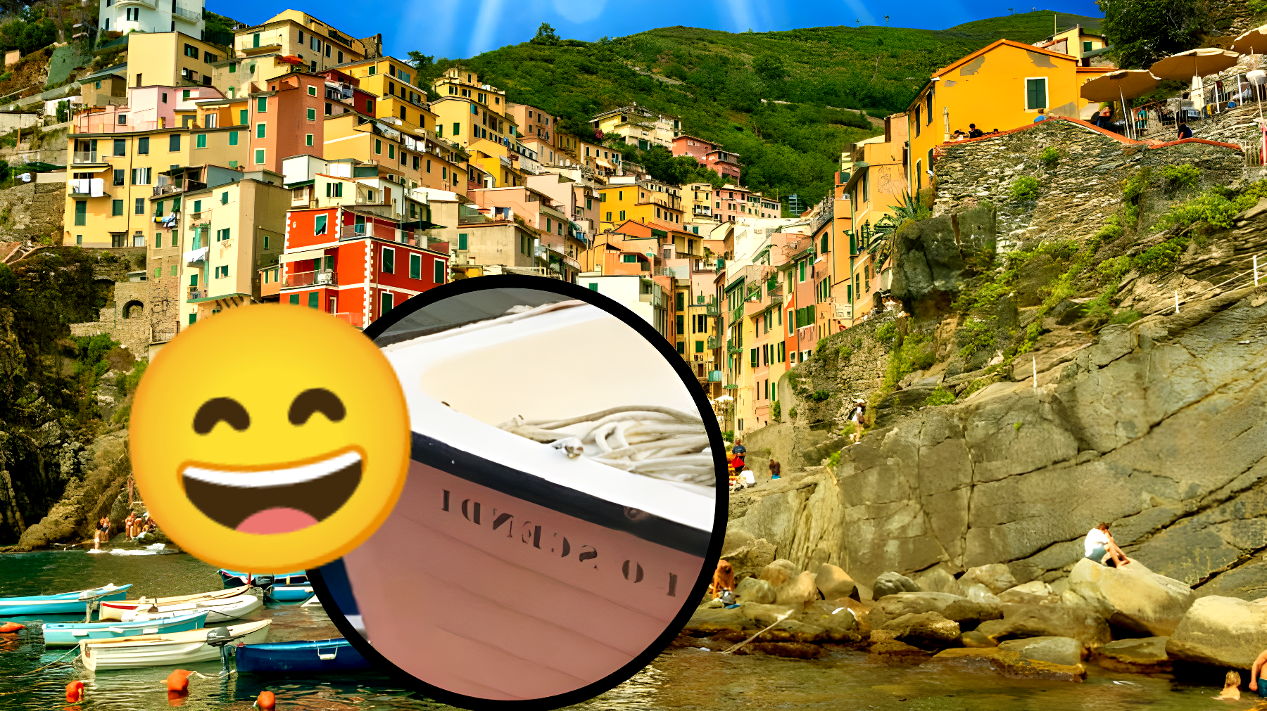 Il messaggio sinistro sulla barca delle Cinque Terre: "O fai questo o scendi"