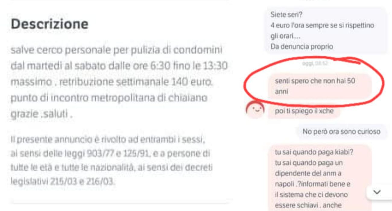 L'annuncio di lavoro è scioccante: cosa c'è scritto