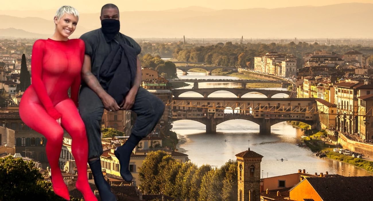 Kanye West e la moglie in Italia: scoppia il caso