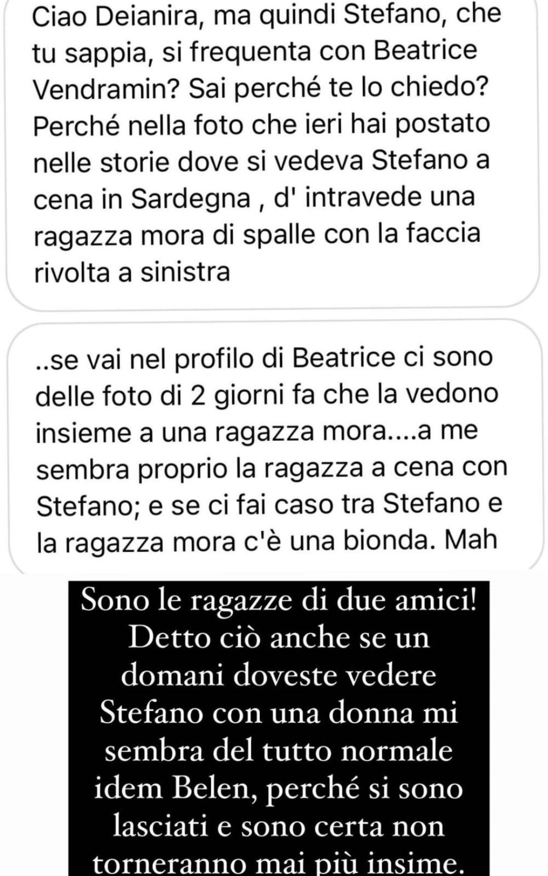 Stefano De Martino addio a Belen Rodriguez beccato con lei ma