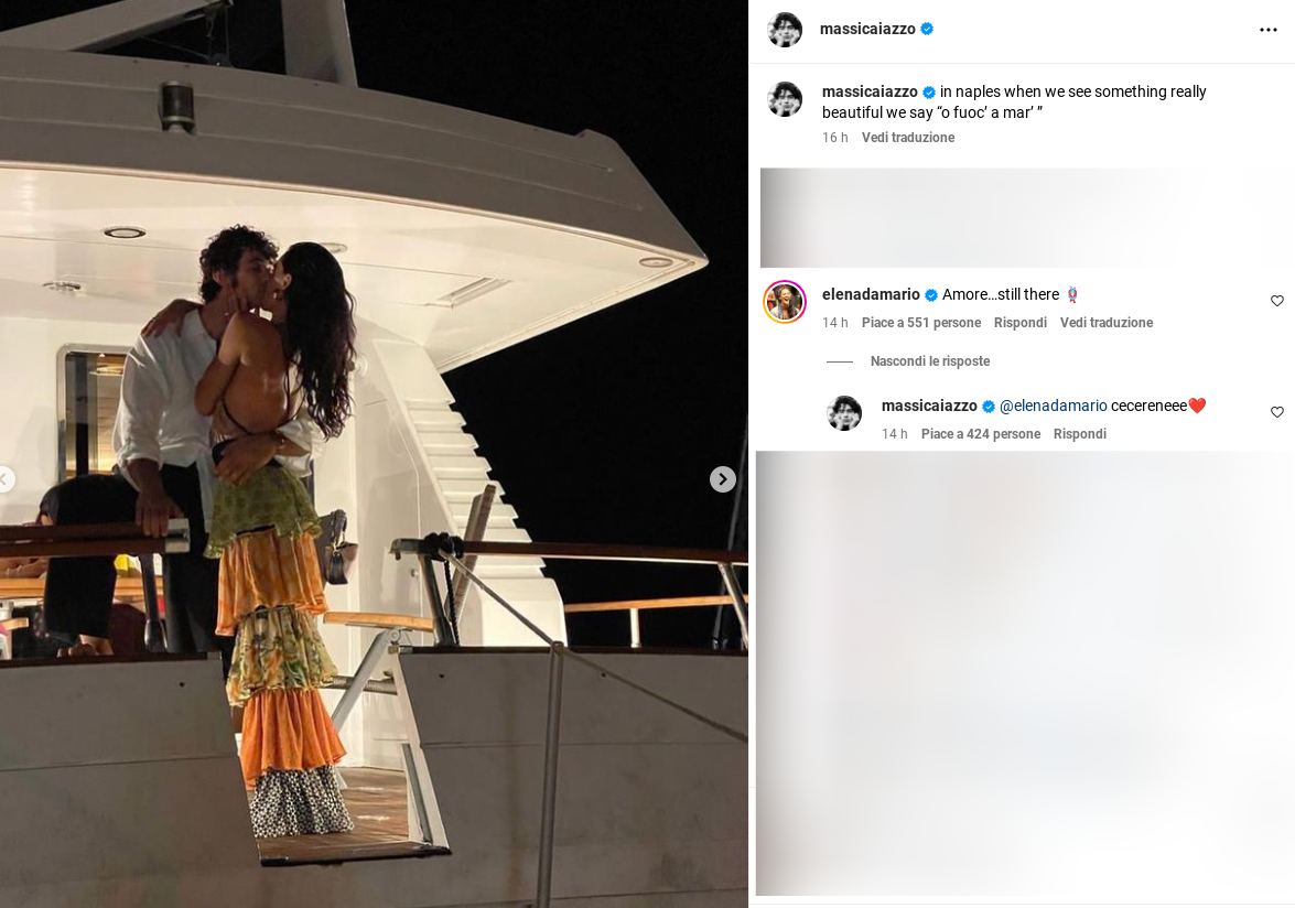 massimiliano caiazzo elena d'amario